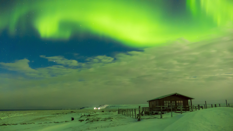 Circuit guidé en Islande, observation des aurores boreales
