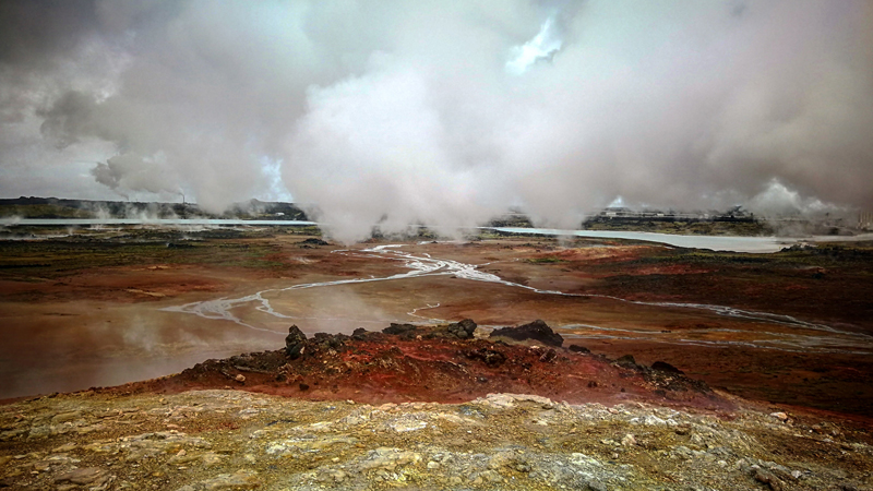 circuit en Islande sur la péninsule de Reykjanes