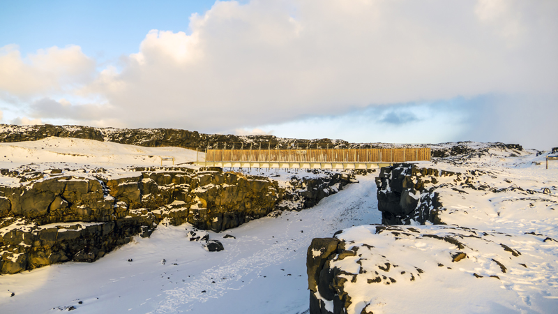 péninsule de reykjanes, en islande à vélo en hiver