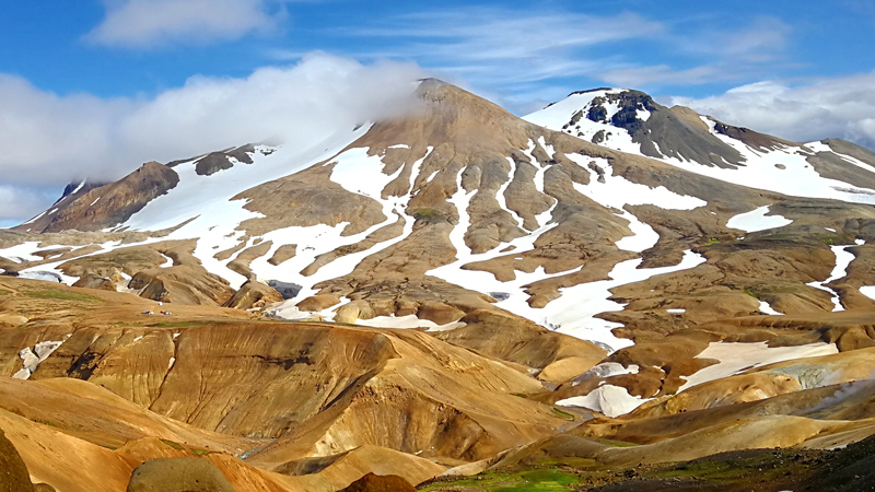 Randonnée en circuit Islande dans les montagnes de Kerlingarfjoll