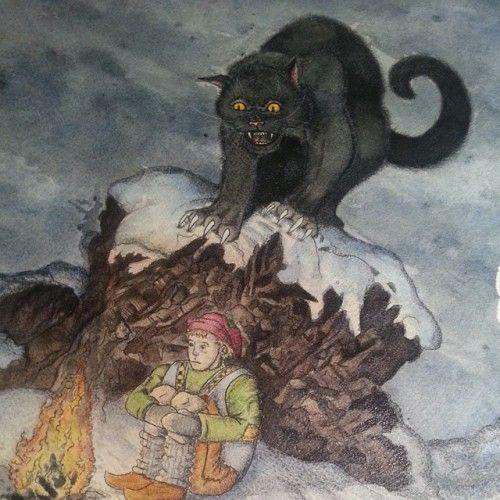 Jólaköttur, l'affreux chat de Noël, dans le folklore islandais