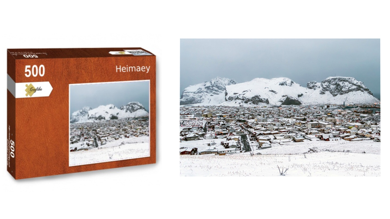 Heimaey, puzzle 500 pièces, par Jean-Yves Petit
