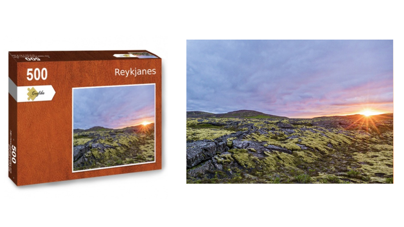 Reykjanes, puzzle 500 pièces, par Jean-Yves Petit